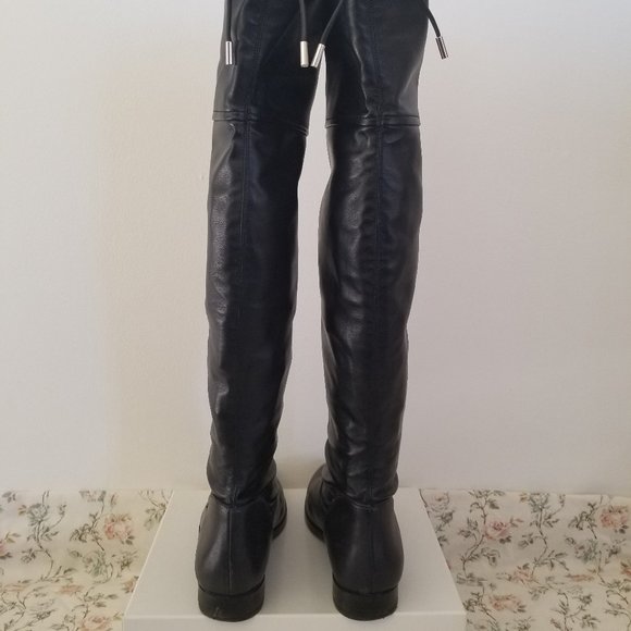 Anna Baiguera LEATHER Over the Knee Boots - Picture 6 of 15